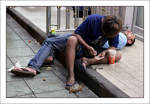 A regular Wednesday morning on Khao San Road. Photo by Flickr user Maciej Dakowicz.