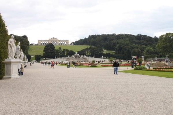 The gardens at Schonbrunn Palace in Vienna. Meh, okay I guess.