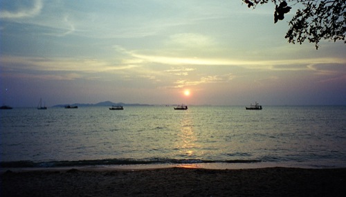 The first picture I ever took of the first non-Canadian beach I ever saw.