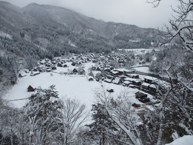 Shirakawago, stunningly beautiful in the winter snow.